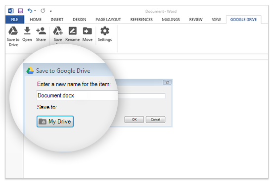 microsoft word google drive plugin for mac